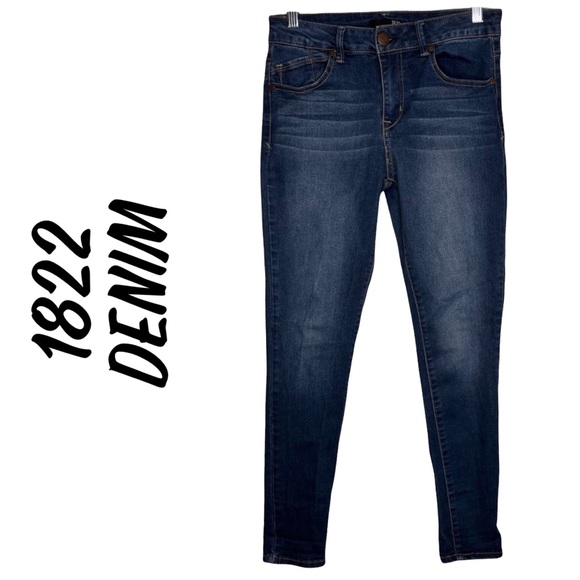 1822 Denim Skinny Jeans Sz 8 - Picture 1 of 12